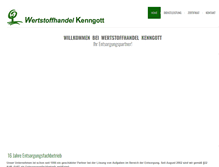 Tablet Screenshot of kenngott-recycling.de